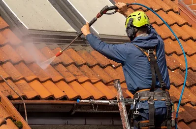 Démoussage et hydrofuge de toiture à Moureuille